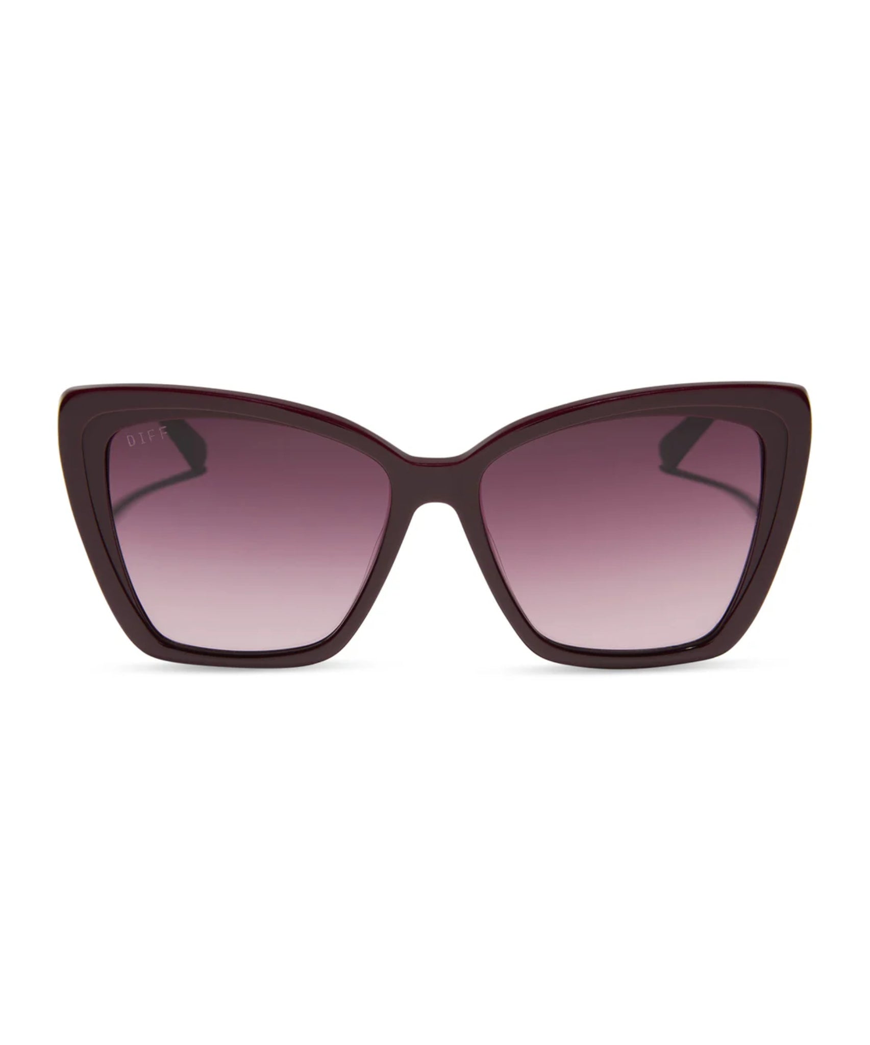 Diff Sunglasses - Becky II Dark Cherry