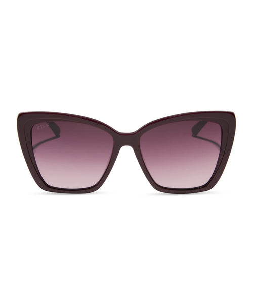 Diff Sunglasses - Becky II Dark Cherry