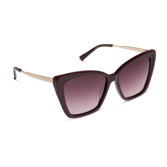 Diff Sunglasses - Becky II Dark Cherry