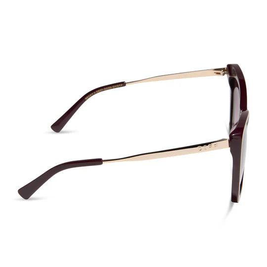 Diff Sunglasses - Becky II Dark Cherry
