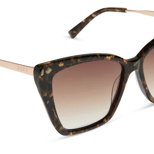 Diff Sunglasses - Becky II Glitter Tortoise