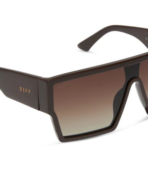 Diff Sunglasses - Electra Truffle Gradient