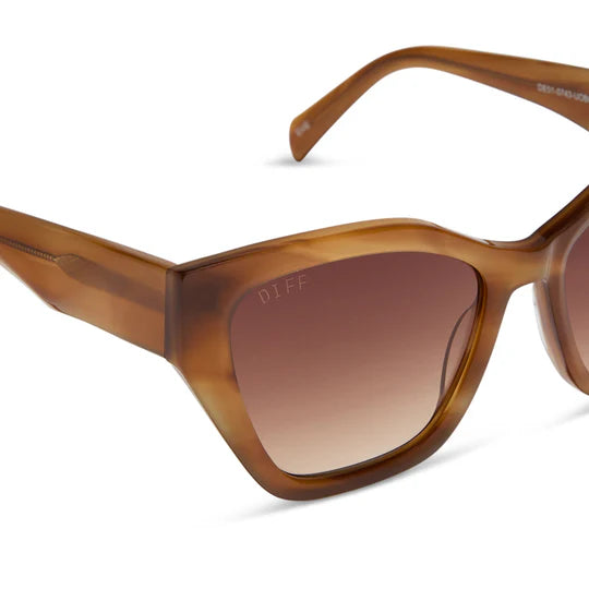 Diff Sunglasses - Evie Tawny Tortoise