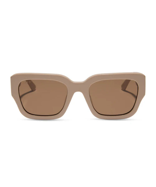Diff Sunglasses - Loren Almond & Brown