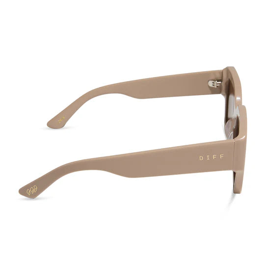 Diff Sunglasses - Loren Almond & Brown