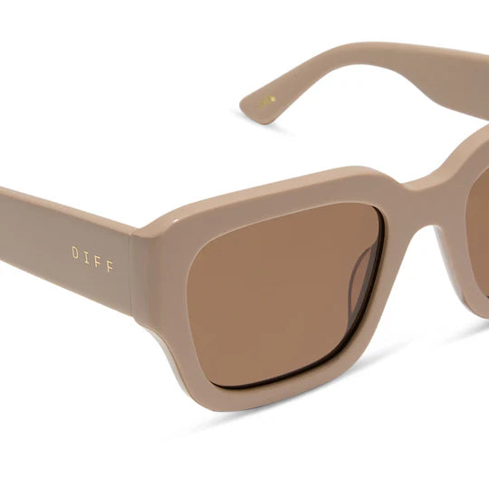 Diff Sunglasses - Loren Almond & Brown