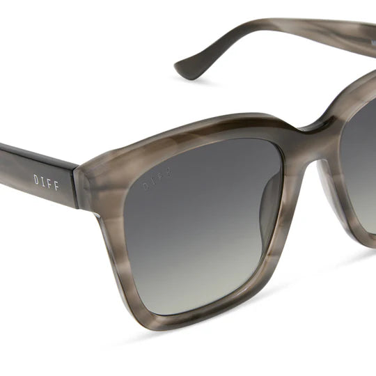 Diff Sunglasses - Meredith Smoke Marble