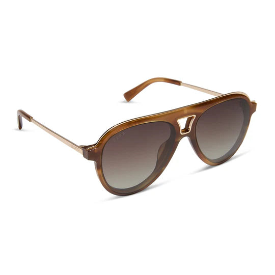 Diff Sunglasses - Tosca III Tawny Tortoise