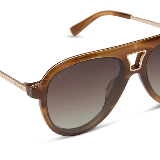 Diff Sunglasses - Tosca III Tawny Tortoise