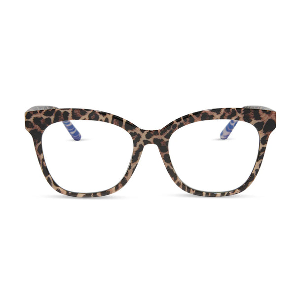 Diff Reader/Blue Light Glasses - Willa Leopard Tortoise