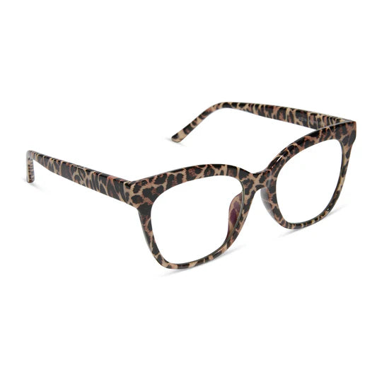 Diff Reader/Blue Light Glasses - Willa Leopard Tortoise