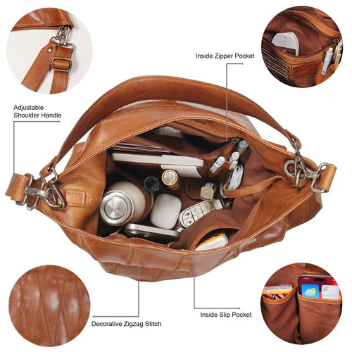 Brooklyn Diamond Leather Bag