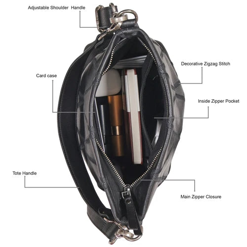 Ivan Diamond Leather Crossbody Bag