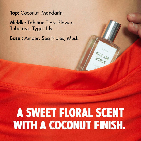 Malia Perfume Oil- The Island Girl - Coconut Perfume