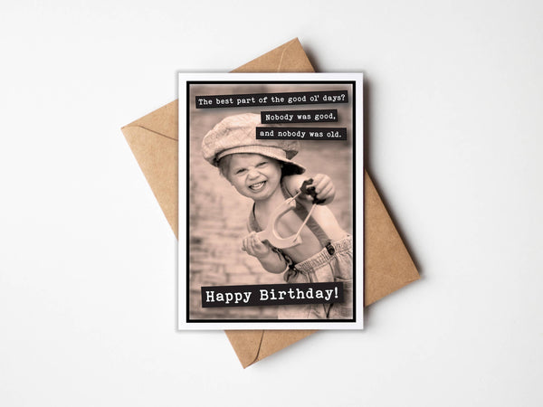 Greeting Card - Funny Birthday