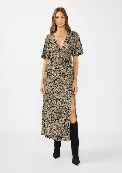 Maisie Flutter Sleeve Maxi Dress