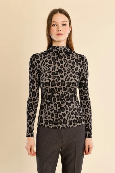 Adley Leopard Top