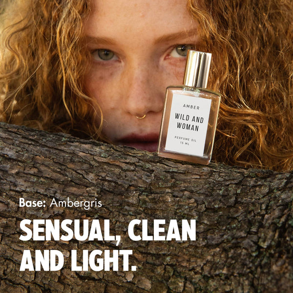 Amber Perfume Oil - The Rebel - Clean - MCT Oil Fragrance