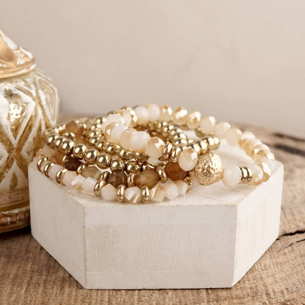 Athena Beaded Bracelet Stack