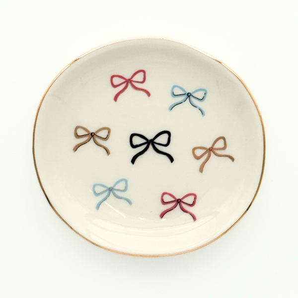 Multicolor Bows - Trinket Dish