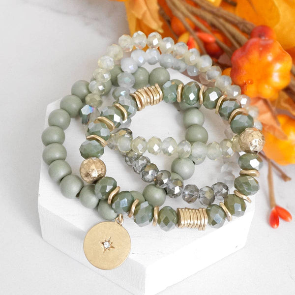 Venizia Beaded Bracelet Stack