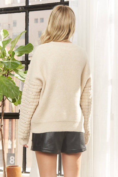 Dolly Bow Embellished Sweater