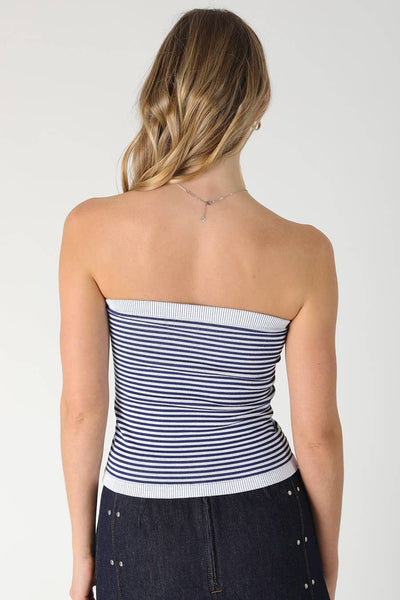 Striped Tube Top - Multiple Colors