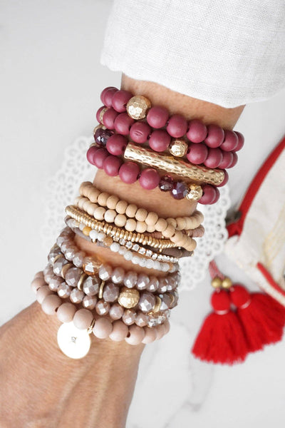 Porto Beaded Bracelet Stack