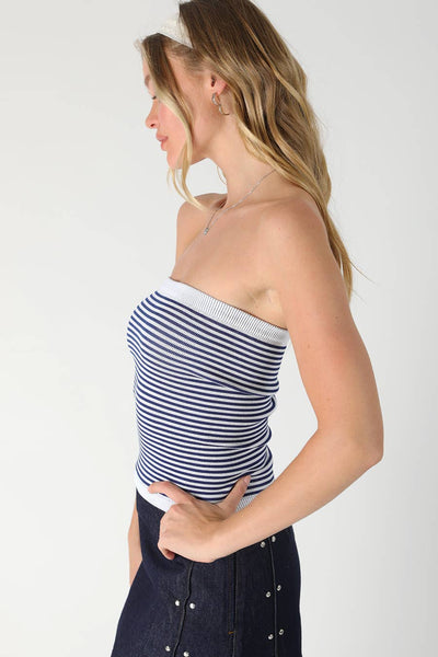 Striped Tube Top - Multiple Colors