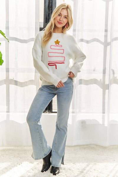 Modern Christmas Tree Sweater
