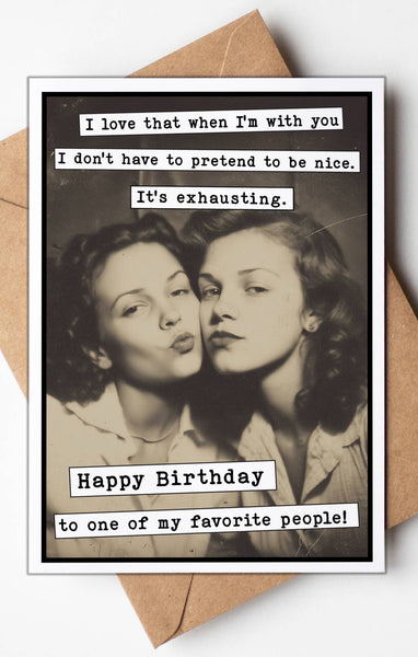 Greeting Card - Funny Birthday