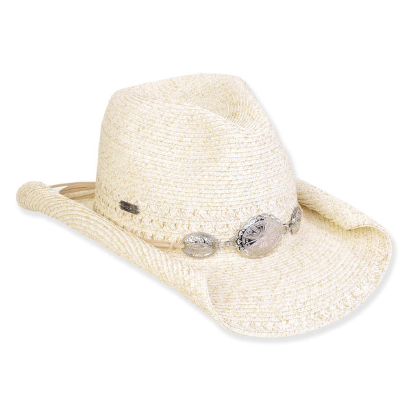 Hannah Straw Cowboy Hat - Ecru