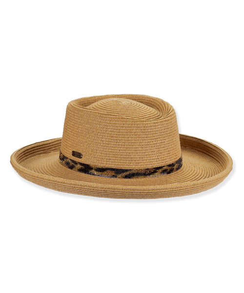 Lizzy Sun Straw Hat - Tan