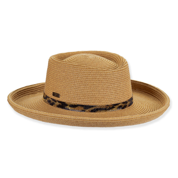 Lizzy Sun Straw Hat - Tan