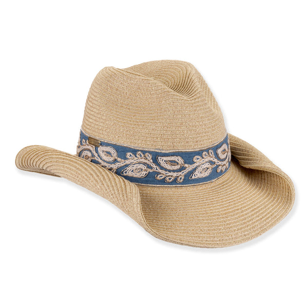 Winchester Straw Cowboy Hat -  Detailed Band