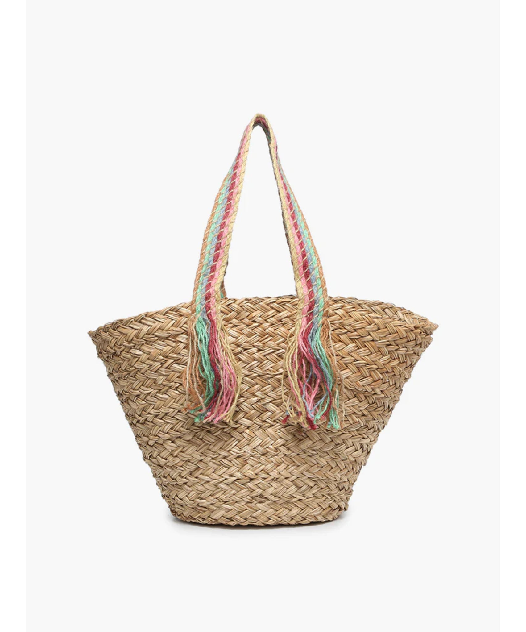 Indie Seagrass Tote w/Fringe