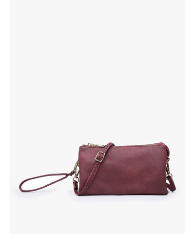 Kendyl Convertible Crossbody Bag - Maroon