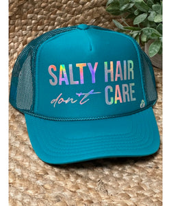 Salty Hair Don't Care Trucker Hat