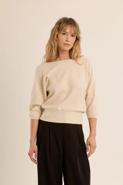 Sidney Knit Scoop Back Sweater