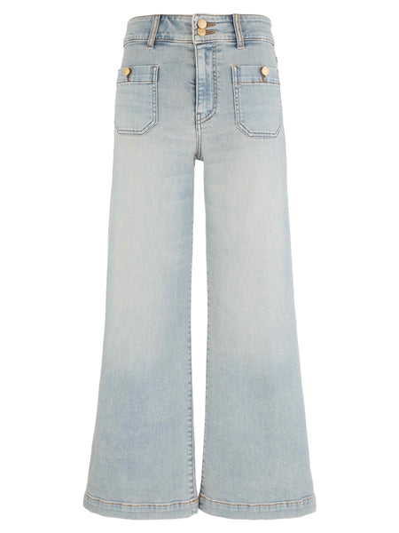 Meg Button Patch Pocket Denim