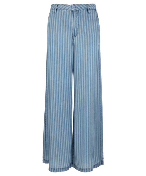 Ryan Striped Wide Leg Denim