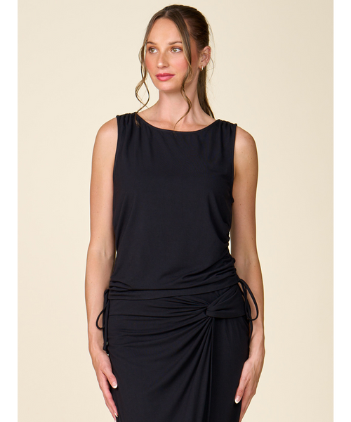 Kai Jersey Side Tie Top