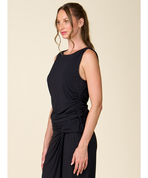 Kai Jersey Side Tie Top
