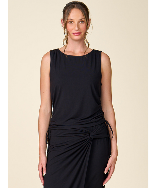 Kai Jersey Side Tie Top