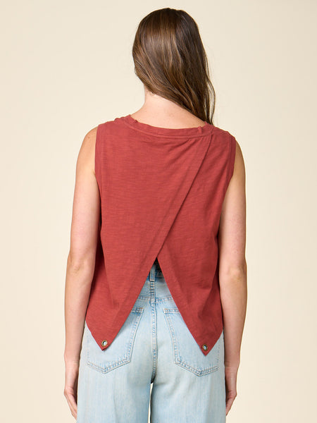 Dylan Slub Crossback Tank Top