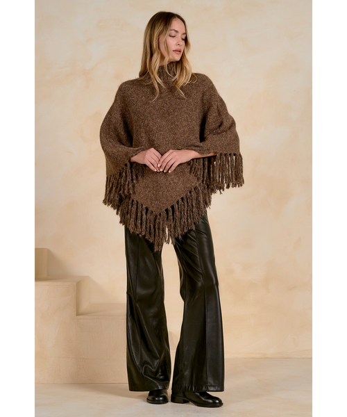Stayci Fringe Poncho