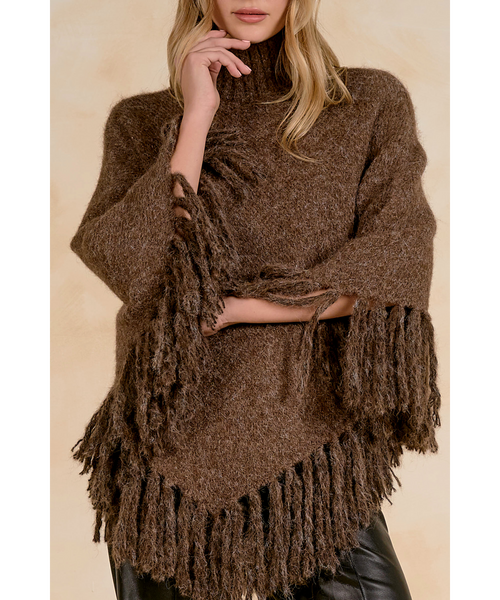 Stayci Fringe Poncho