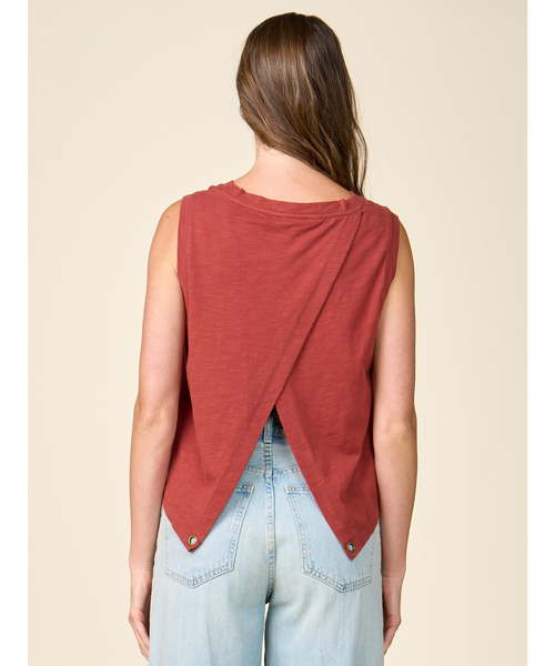 Dylan Slub Crossback Tank Top