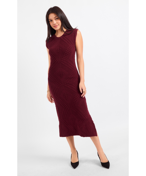 Central Park Intricate Knit Dress