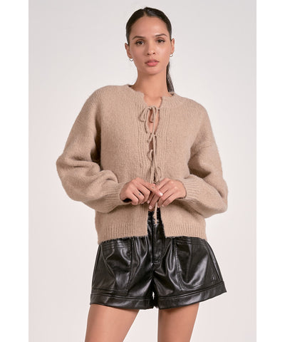 Brooklyn Tie Front Cardigan